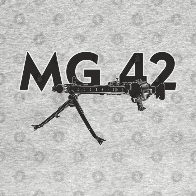 German MG-42 machine gun by FAawRay